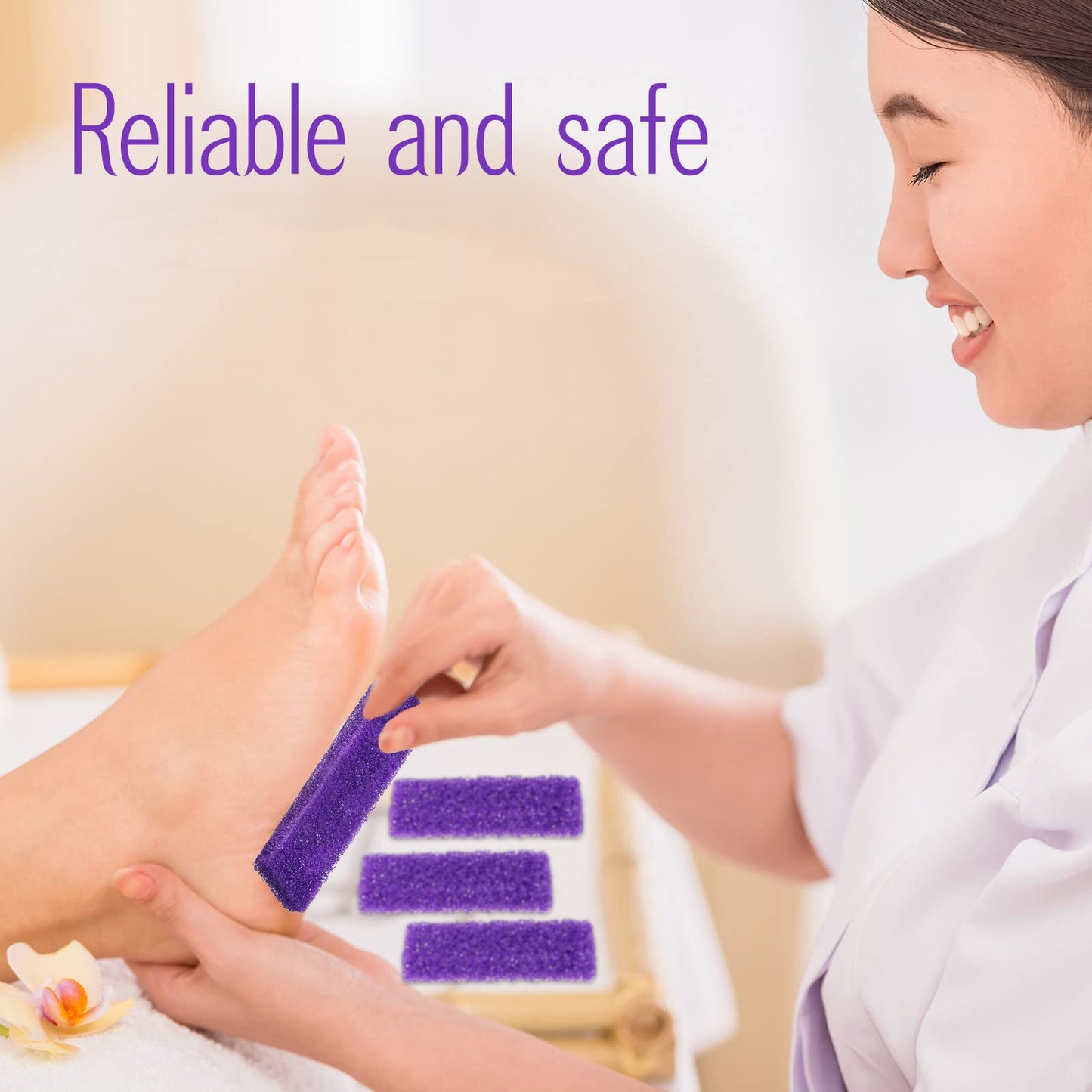 Batiyeer foot scrubber used for home spa pedicure