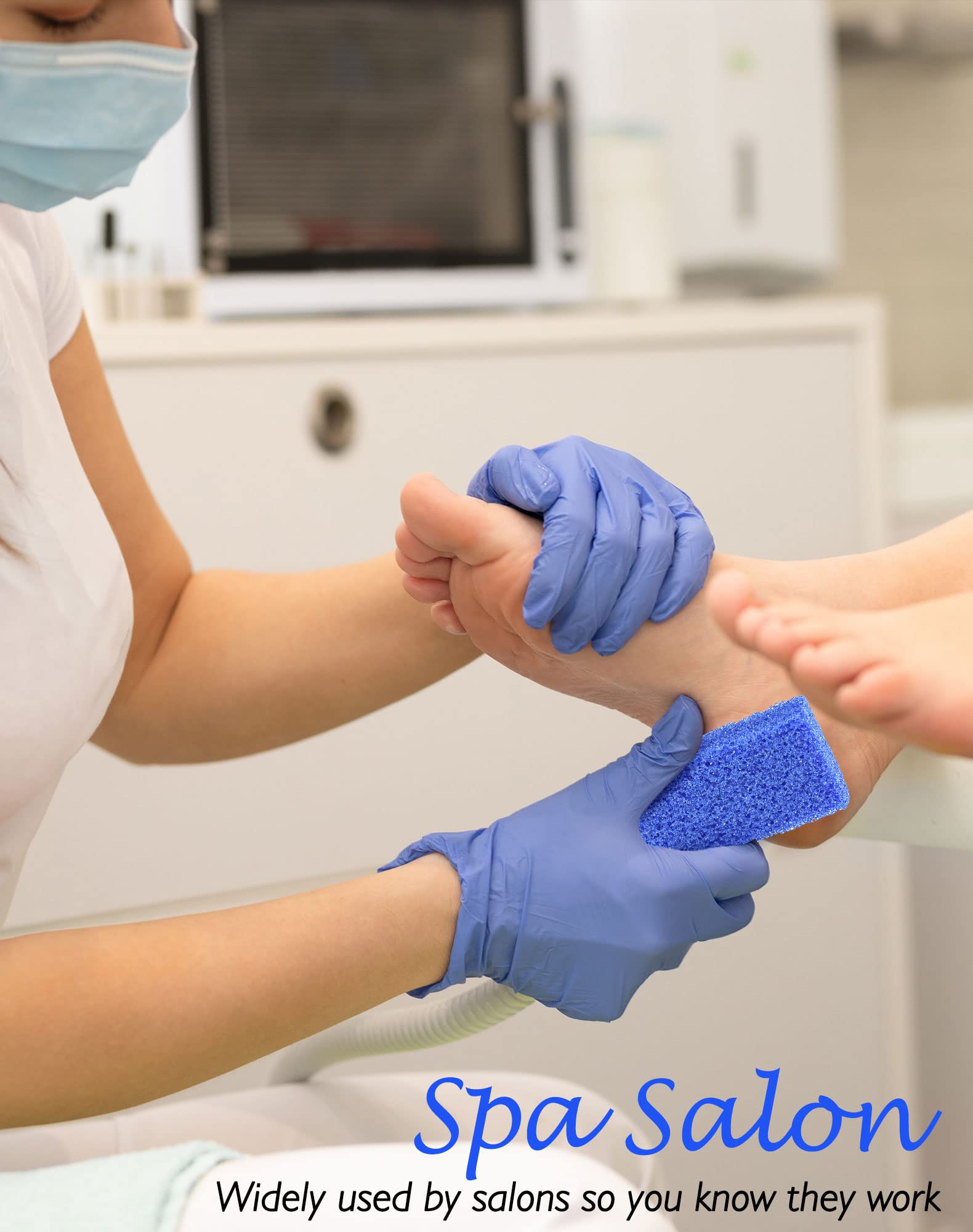 Pack of 40 Maryton pumice pads for pedicure