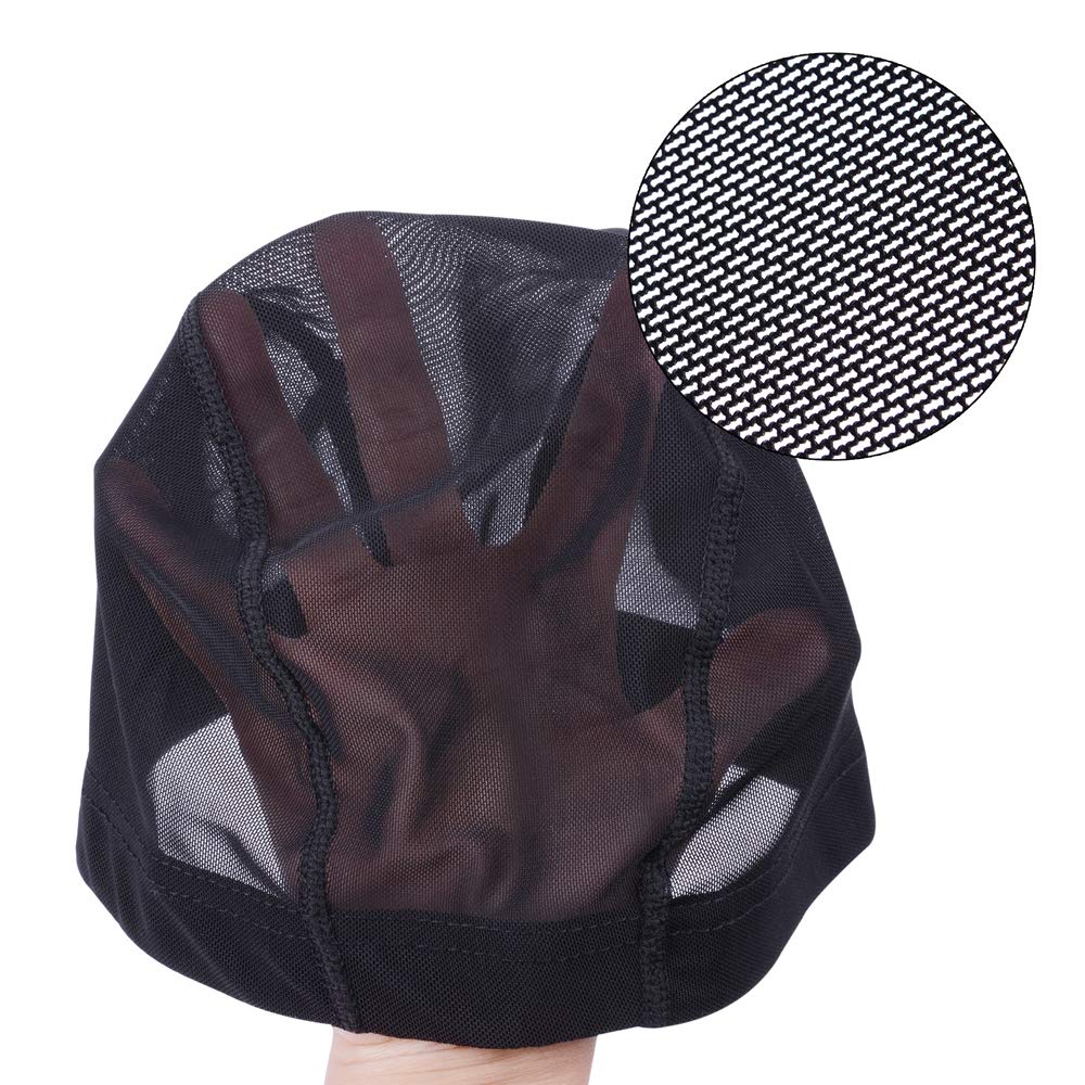 Close up of Yantaisiyu mesh wig cap elastic band