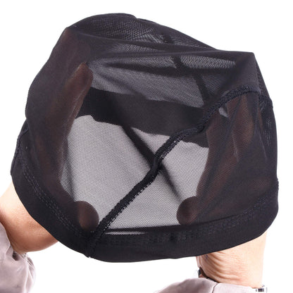 Two pack Yantaisiyu dome style black wig caps