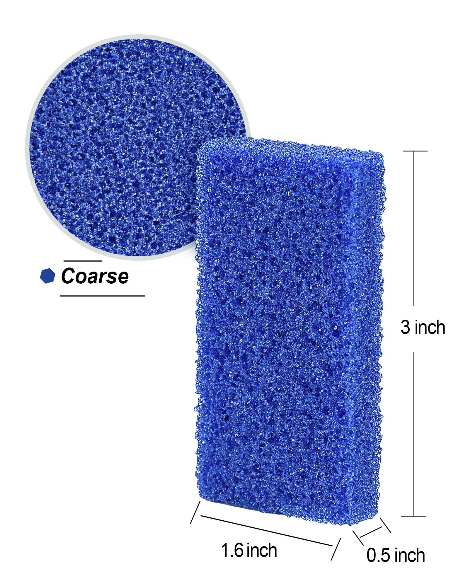 Side view of Maryton disposable pumice pad