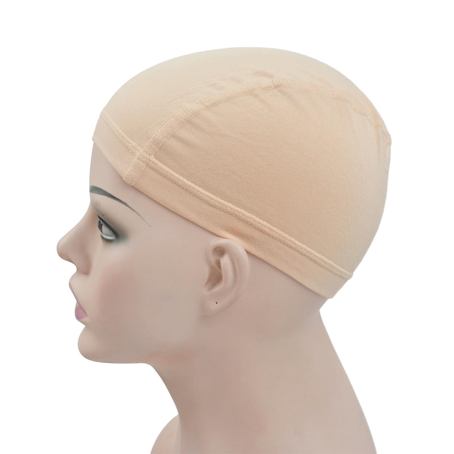 Soft bamboo fiber cap for sensitive scalp comfort