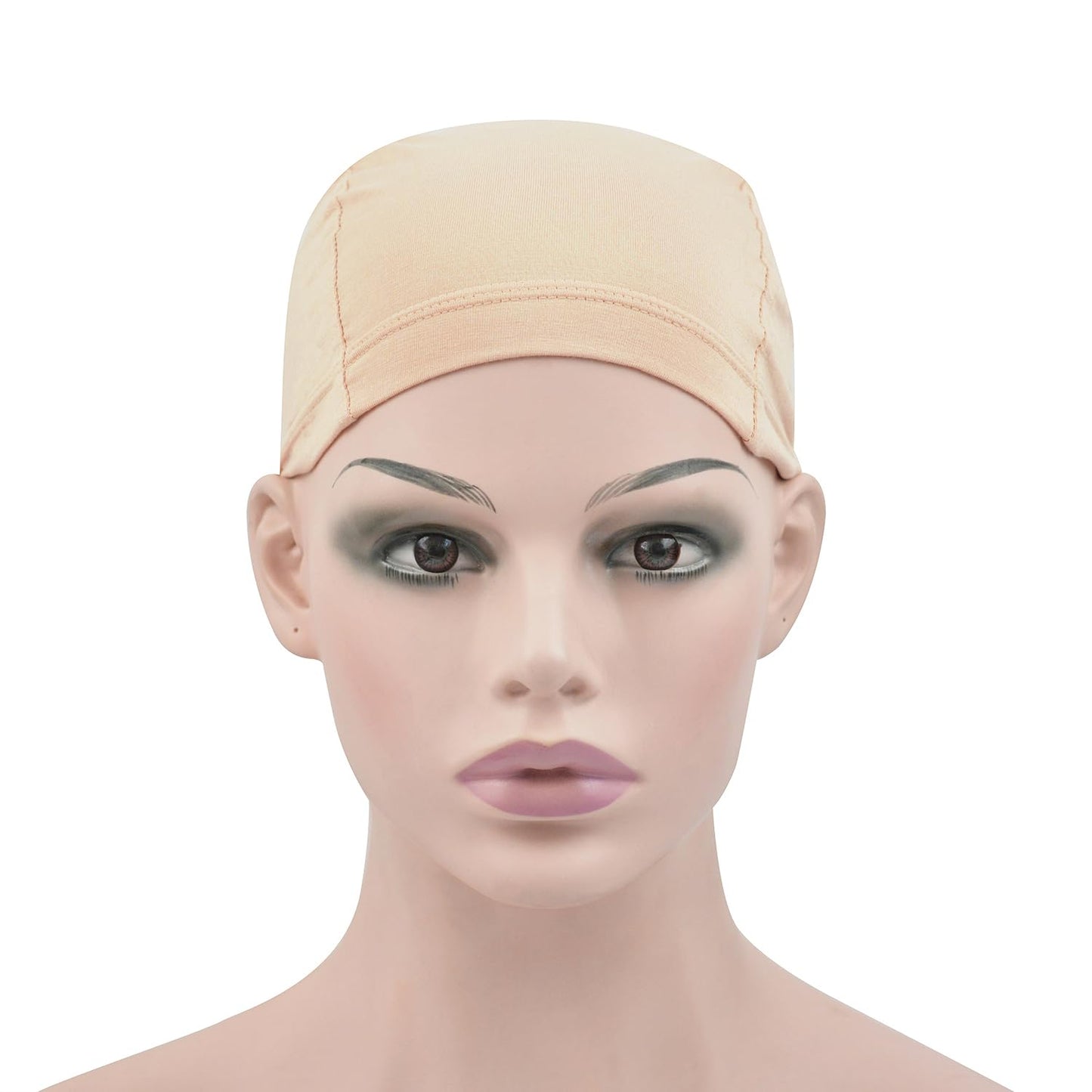 Two piece wig cap set for secure and seamless styling