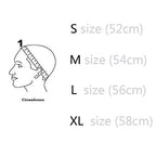 Black medium size swiss lace wig making cap for hair extensions