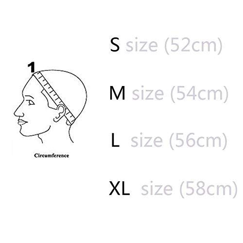 Black medium size swiss lace wig making cap for hair extensions