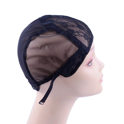 Interior view of breathable wig making hairnet