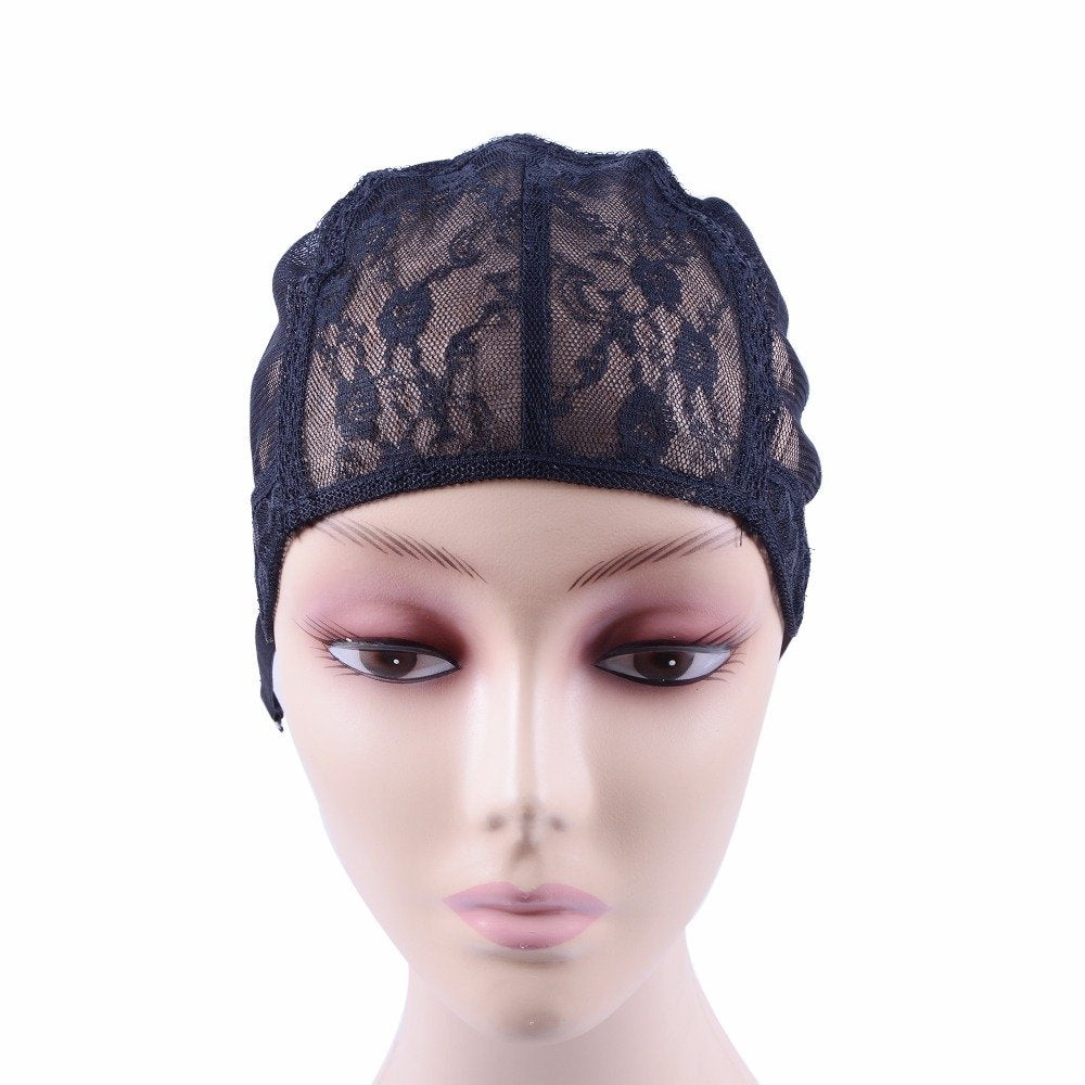 Gancyfame wig cap construction showing lace texture