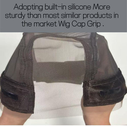 Adjustable Velcro strap feature on the back of the wig cap