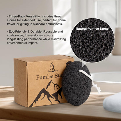 Ergonomic handheld pumice stone for callus and corn treatment