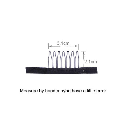Yantaisiyu wig clips showing durable cloth backing for sewing