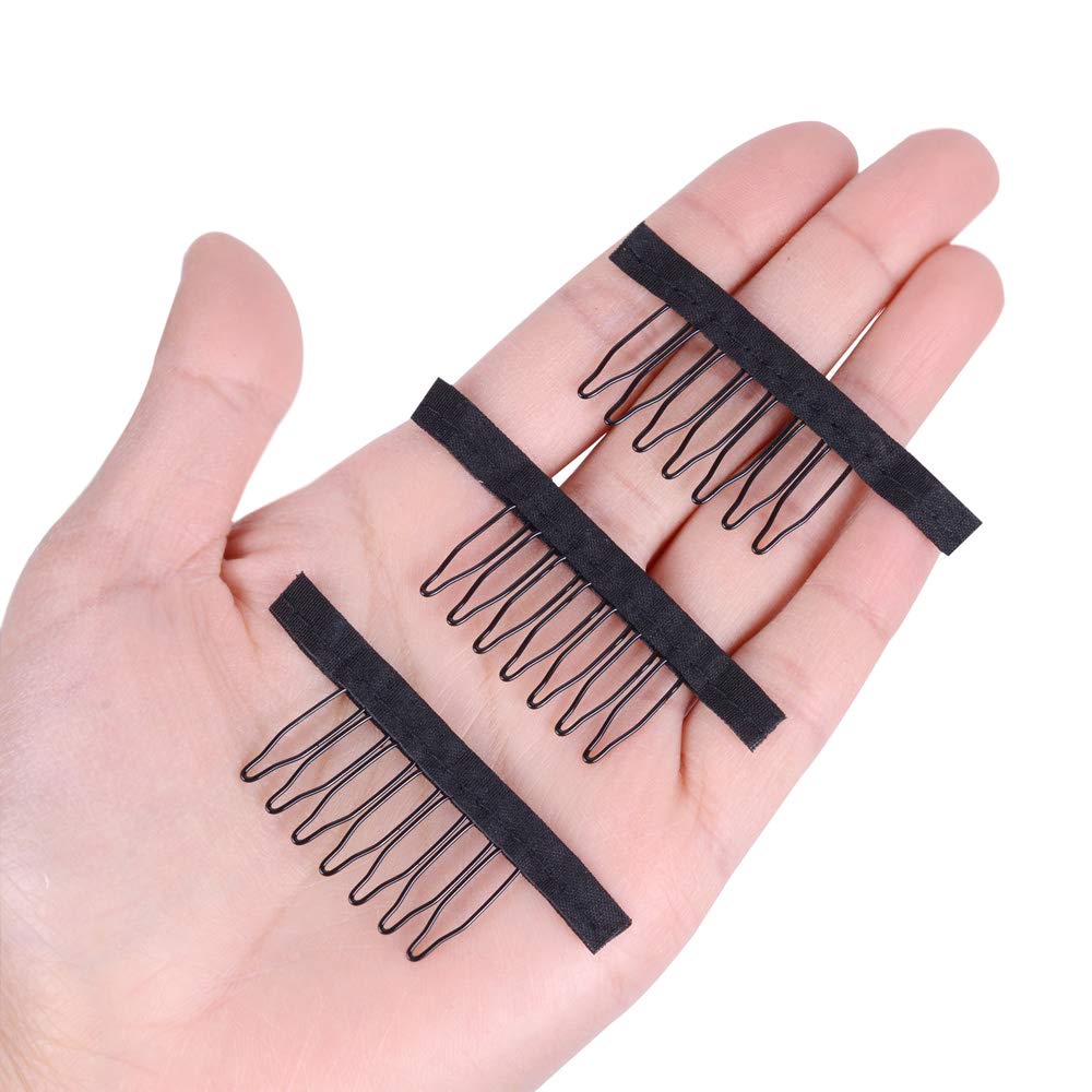 Stainless steel teeth detail on Yantaisiyu wig clips