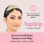 Milano Collection Top Grip beige band for hair toppers