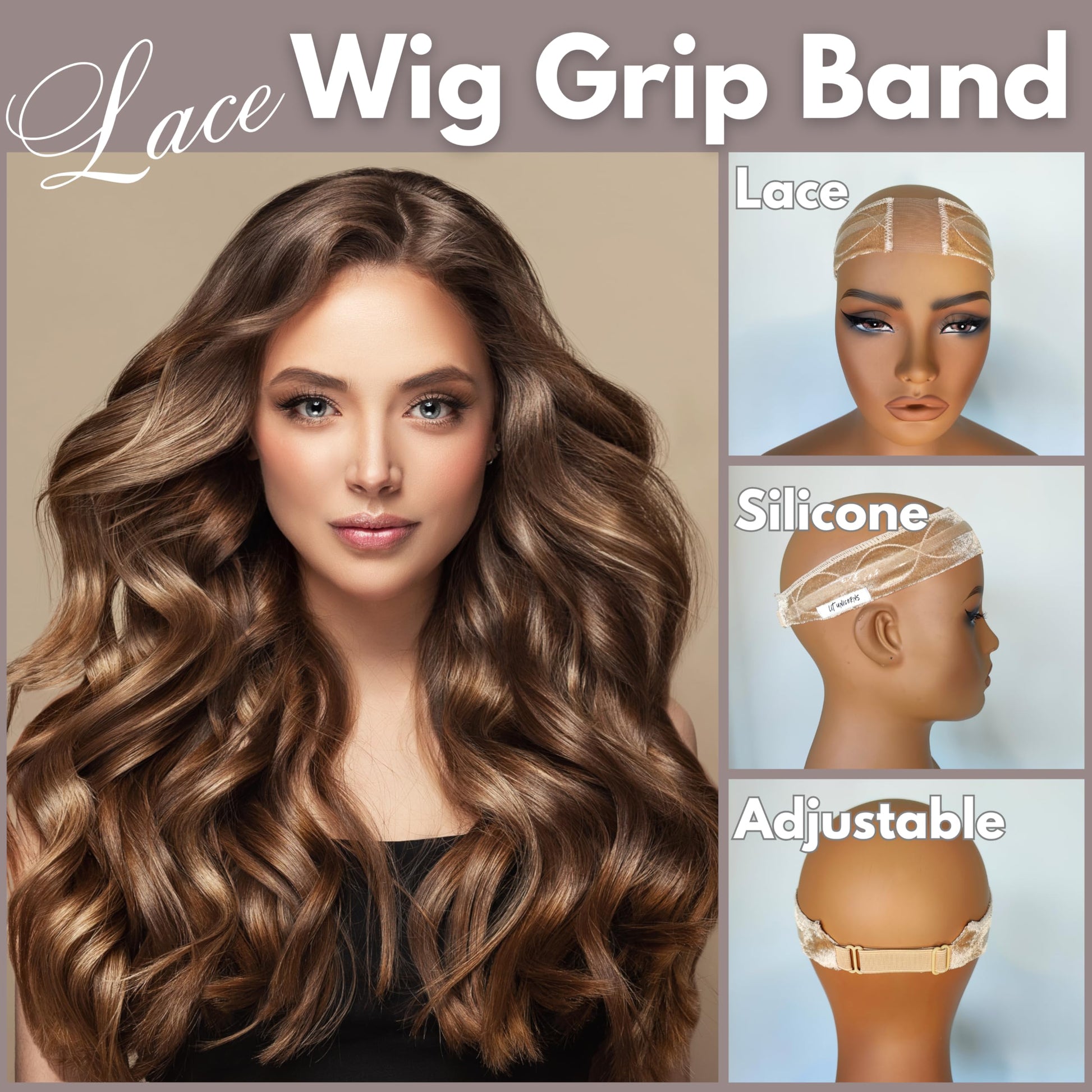 Lit Unicorns wig band adjustable velcro closure mechanism