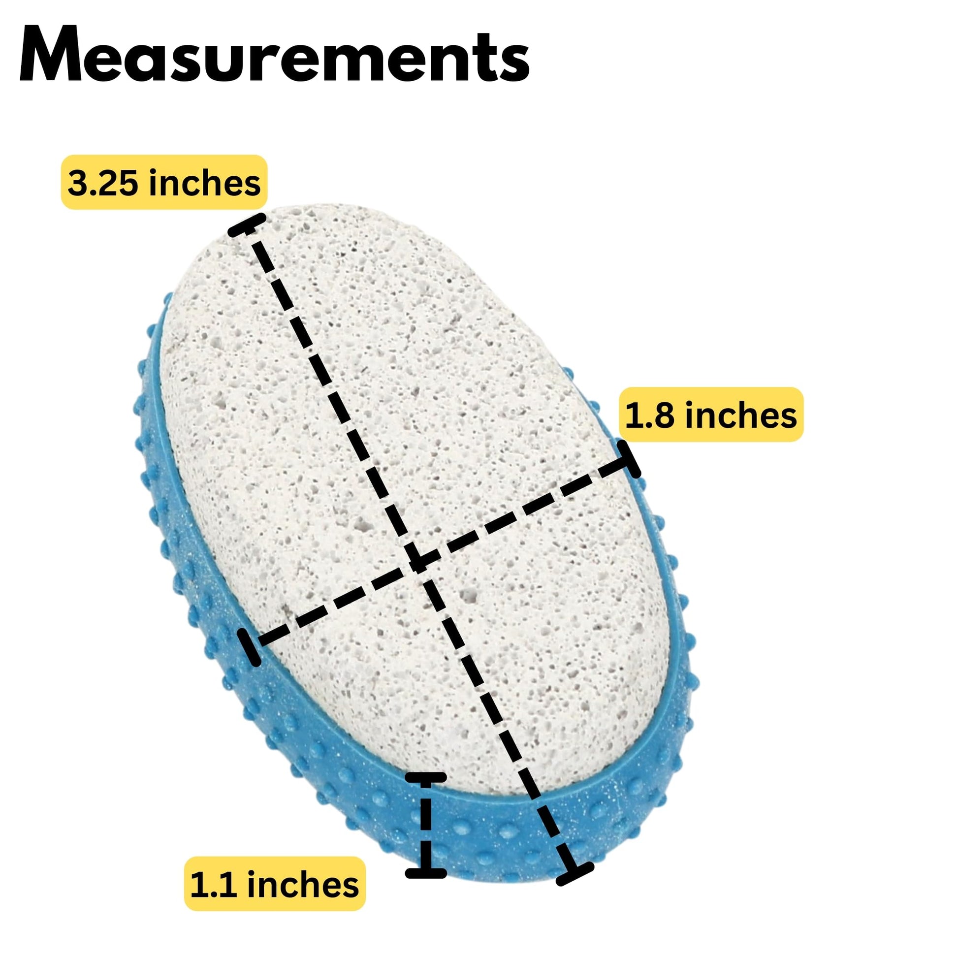 Group of blue Iconikal pumice stones in packaging