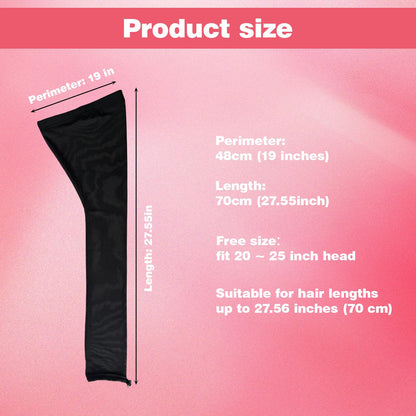 Close up view of the breathable stretch nylon material on the Neacus hair weave cover