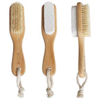 Side view of Aisilk foot brush showing soft bristles