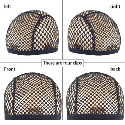 Internal view of Yantaisiyu wig cap with four hair clips