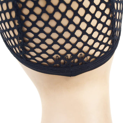 Close up of Yantaisiyu crochet wig cap fabric detail