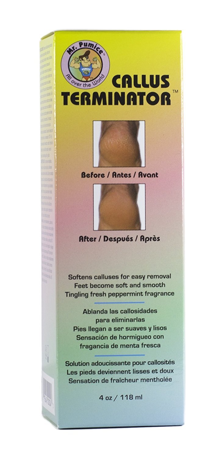 Mr. Pumice Callus Terminator 4 fluid ounces authentic USA import