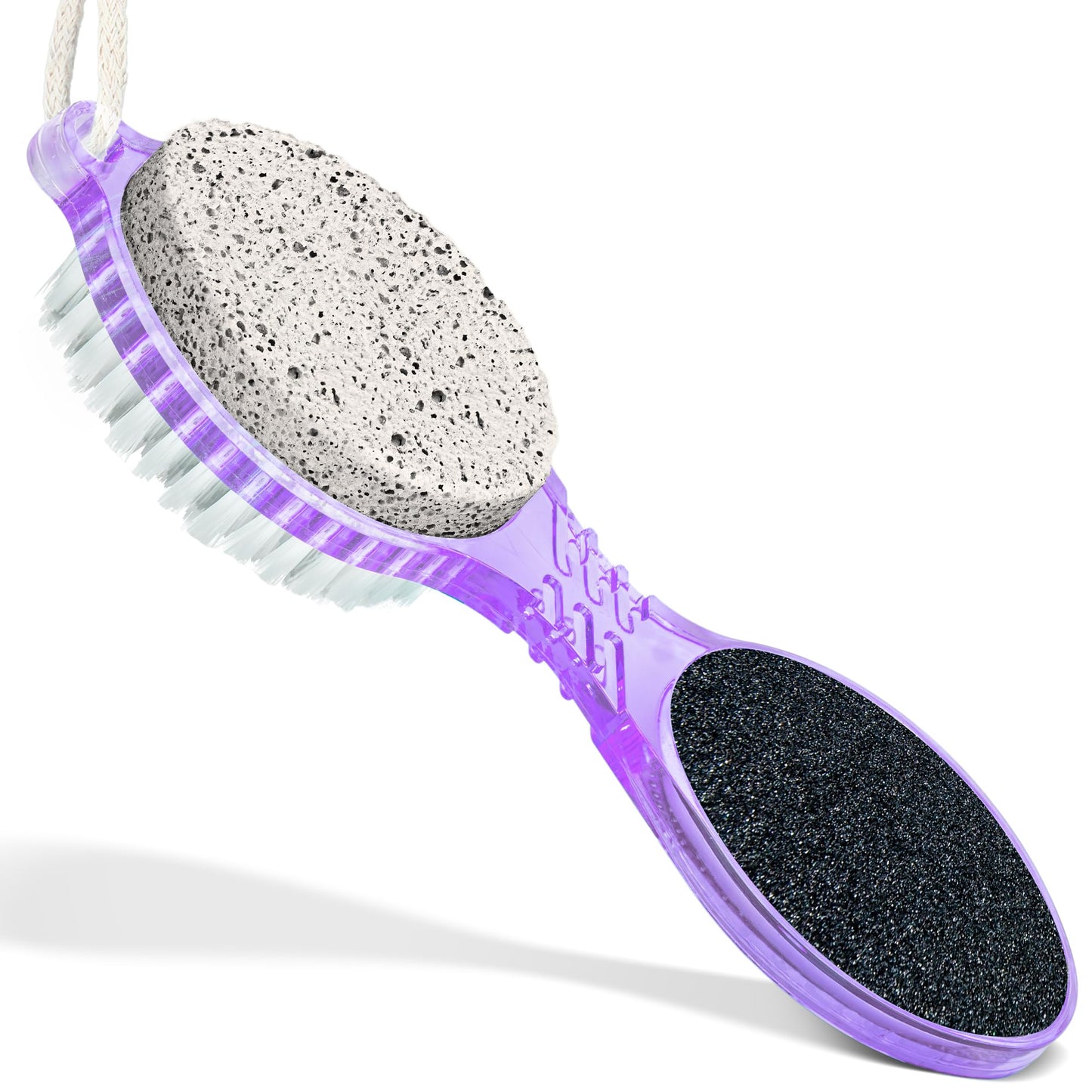 Handheld 4-in-1 foot file for home pedicures