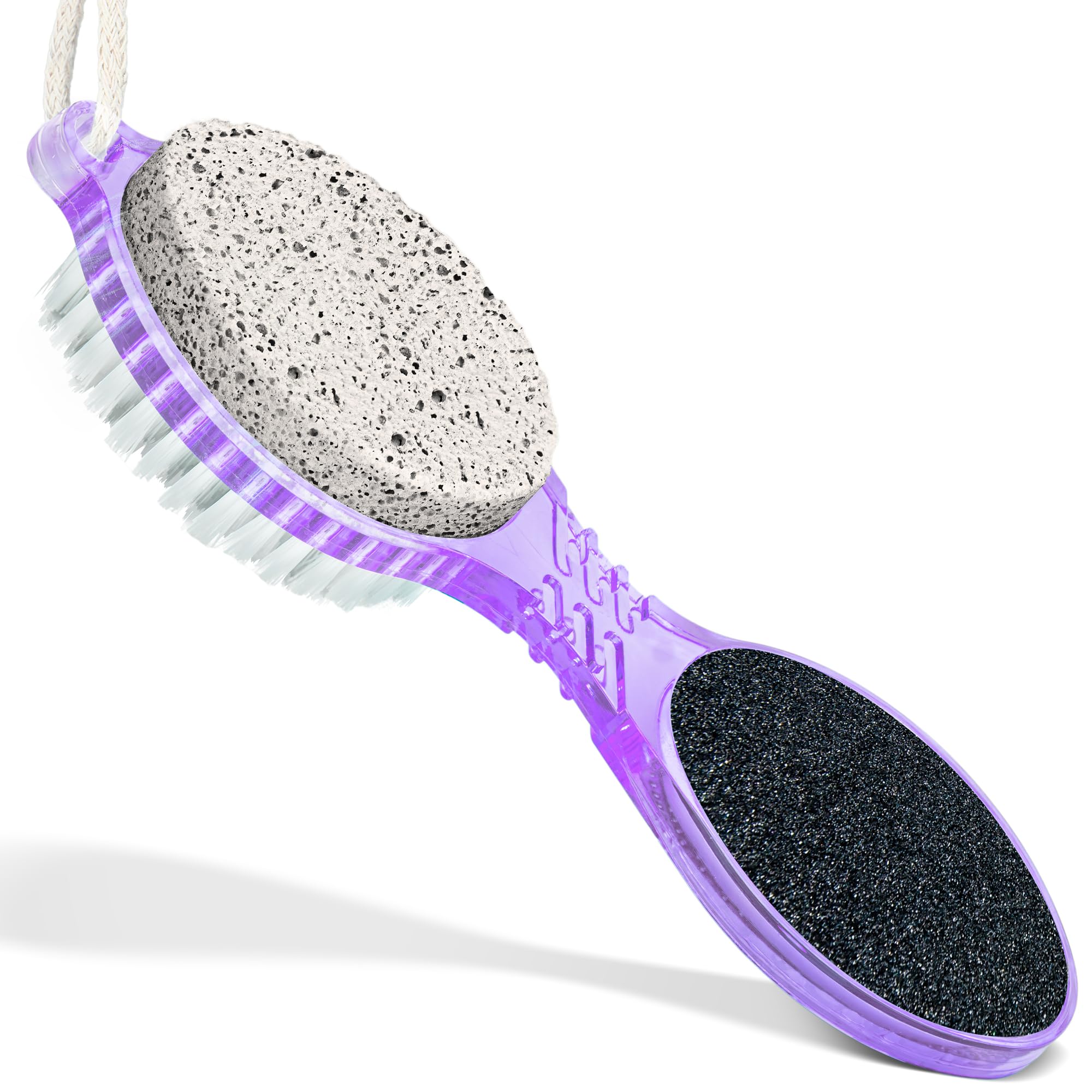 Handheld 4-in-1 foot file for home pedicures
