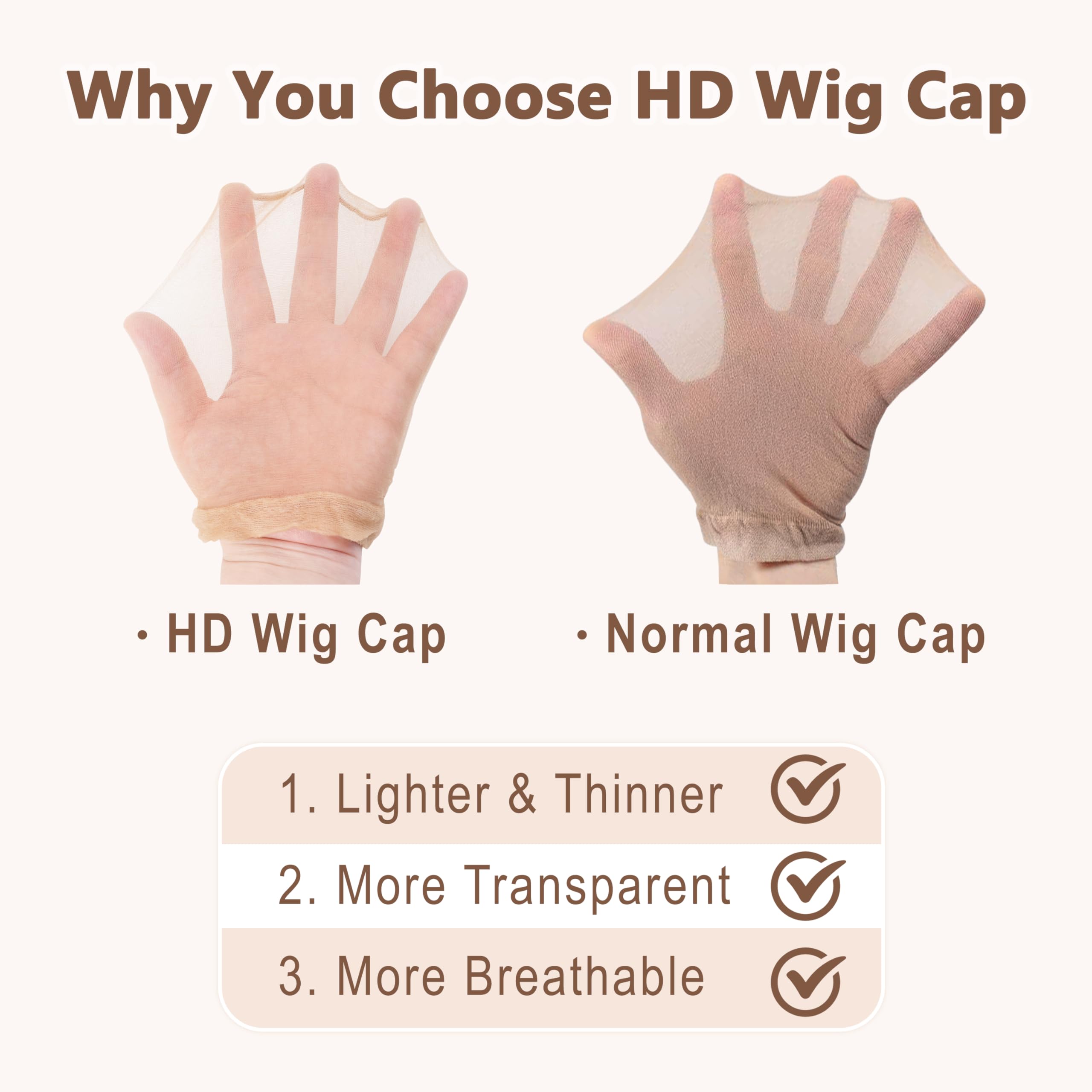 TaShow ultra-thin stocking cap material close up