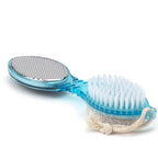 DecorRack pedicure tool showing emery board side