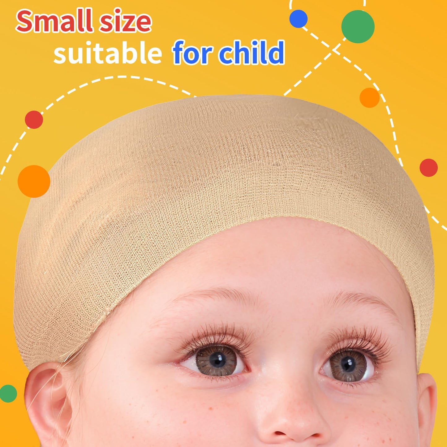 Stretchy nylon material texture of Fandamei wig cap