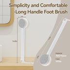 Long handle design of foot scrubber for easy reach