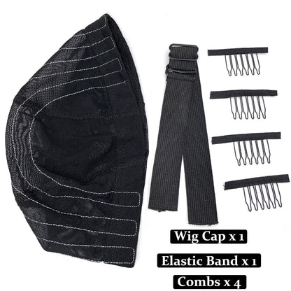 Atimiaza stretchable mesh dome wig cap interior view