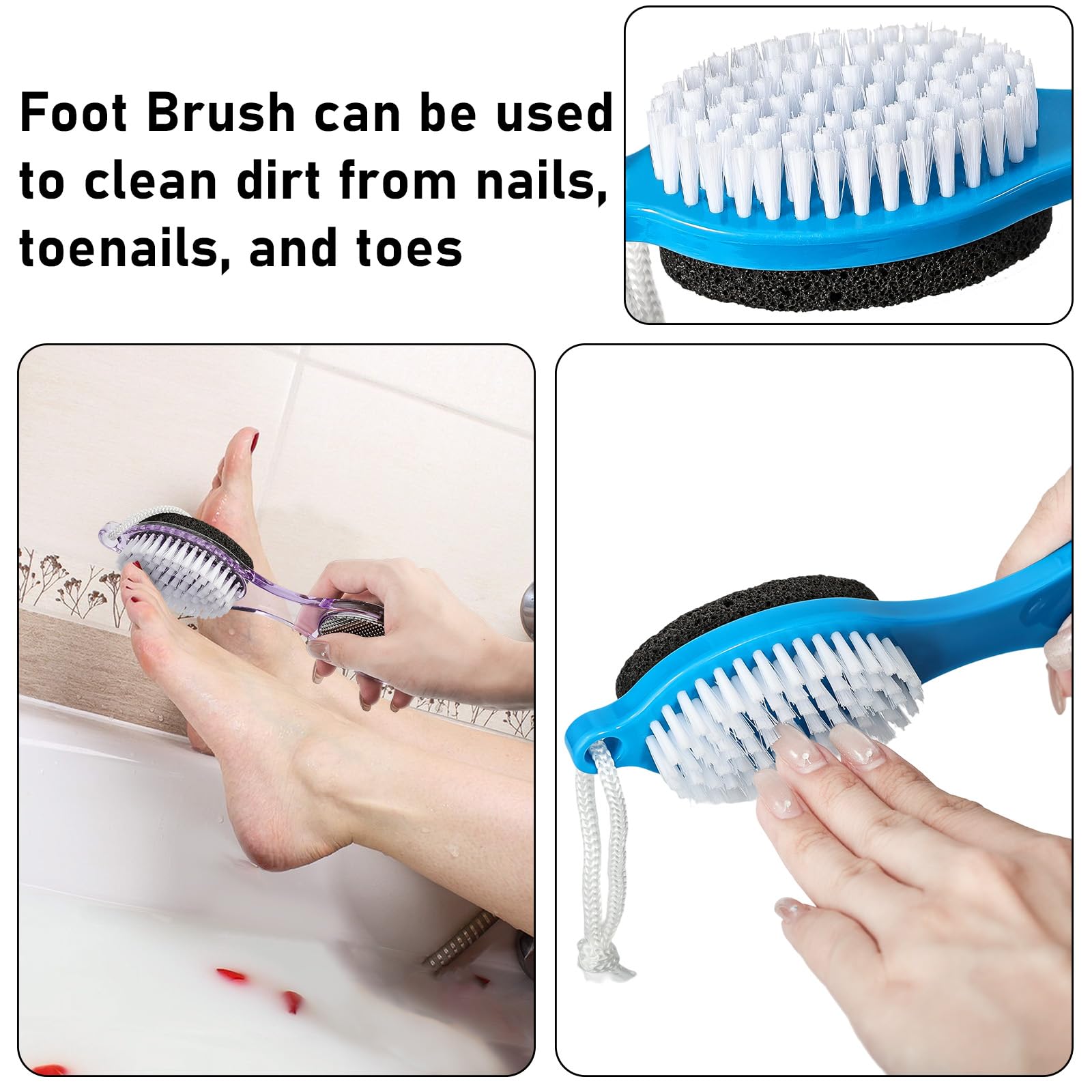 Comparison of two Beomeen 4 in 1 foot brushes