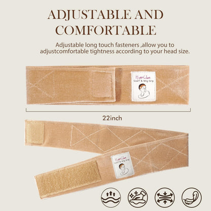 Premium non slip wig gripper accessory alongside four breathable mesh wig caps.