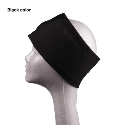 Extra wide dreadlock tube showing stretchable fabric