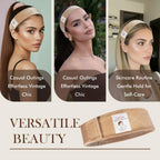 Complete set of two velvet wig grips and four mesh caps for secure daily wear.