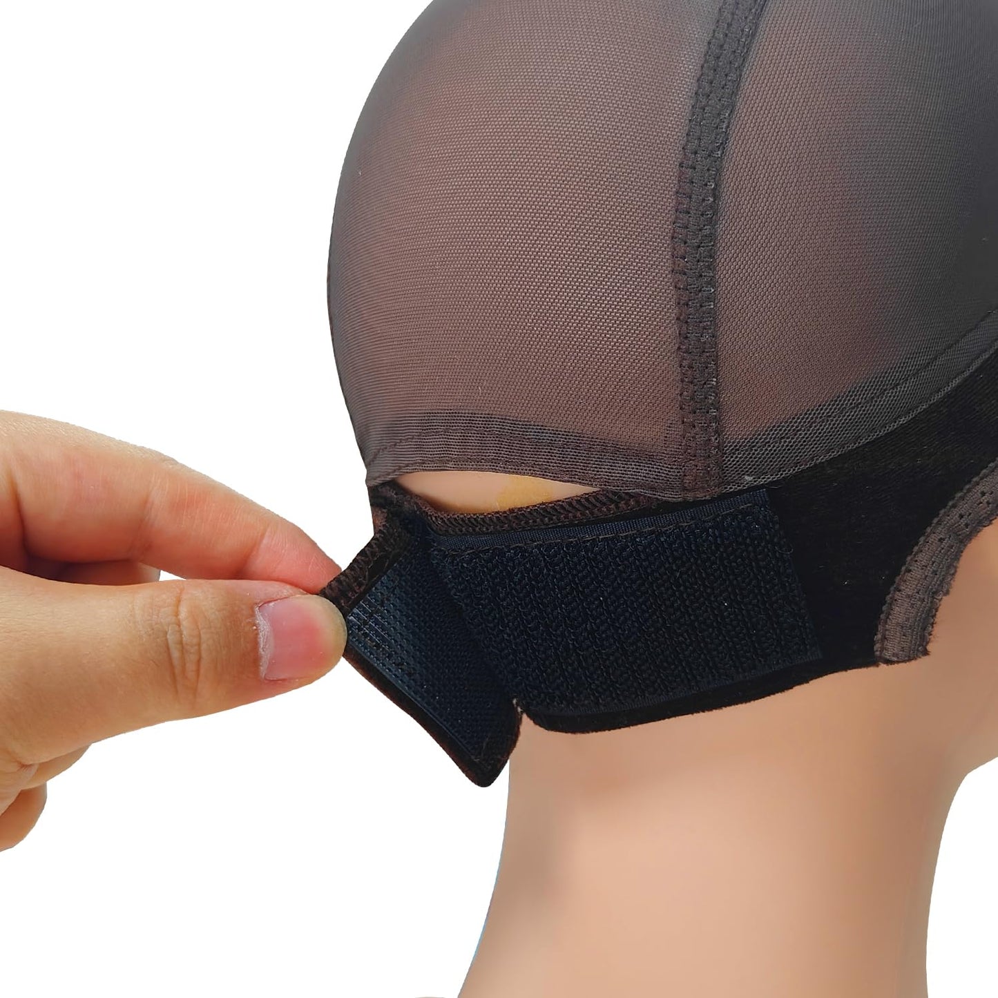 Labhairs one size fits all secure wig accessory displayed flat to showcase interior design