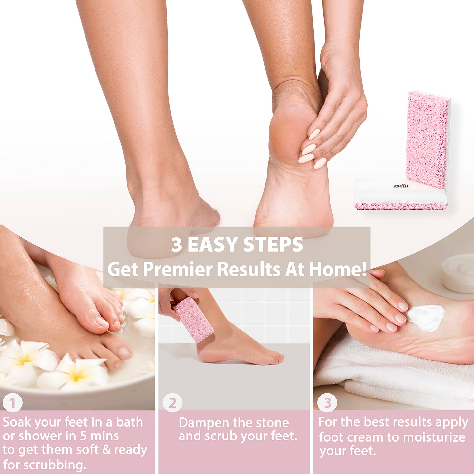 ZMOI callus remover after cleaning under water