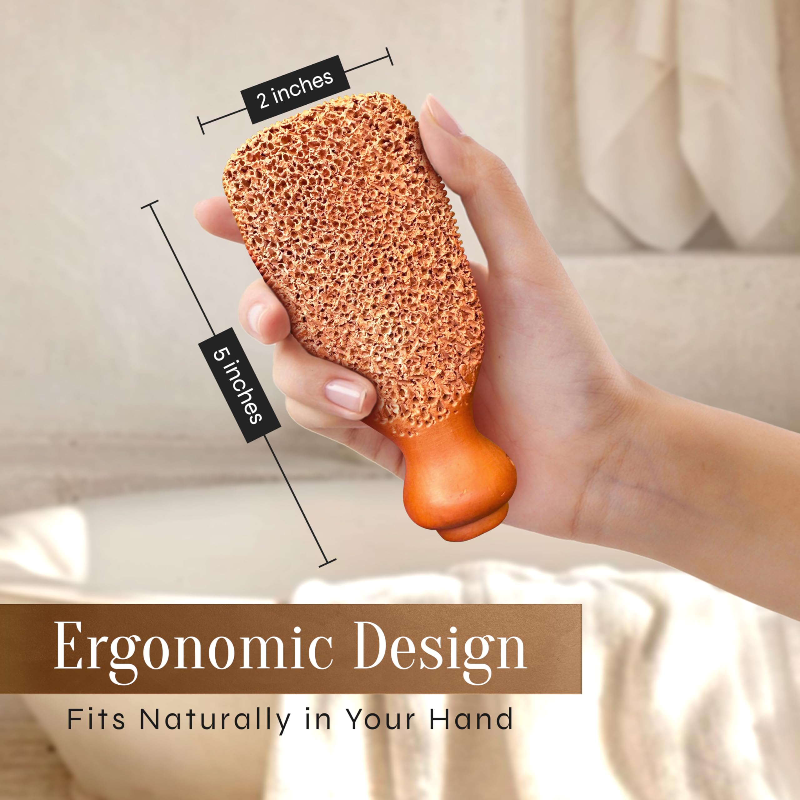 Using Facon pumice stone on cracked heels