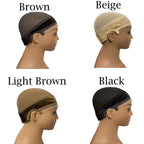 Prudenp wig cap side profile showing adjustability
