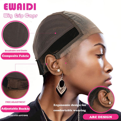 Ewaidi glueless wig accessory on display