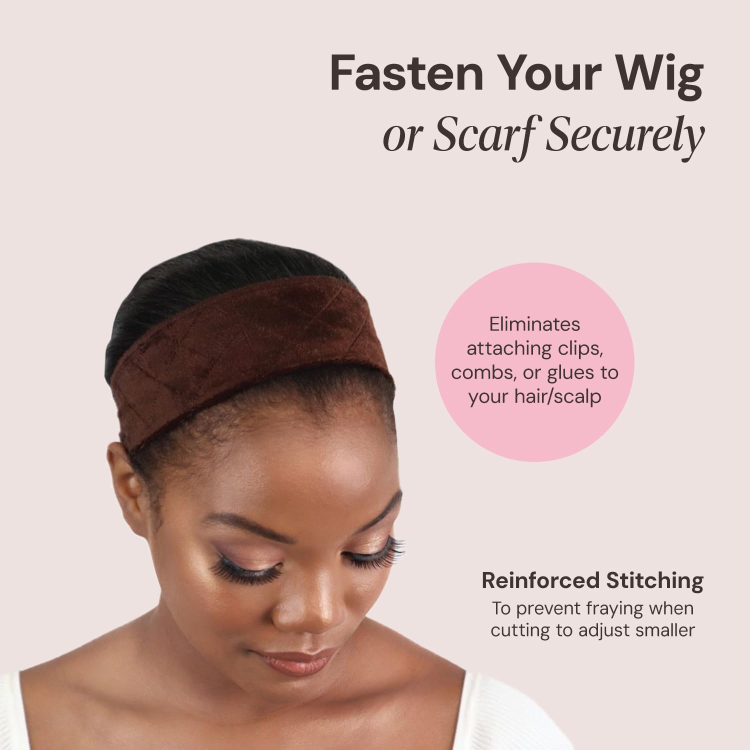 Milano Collection Wig Grip band packaging and branding