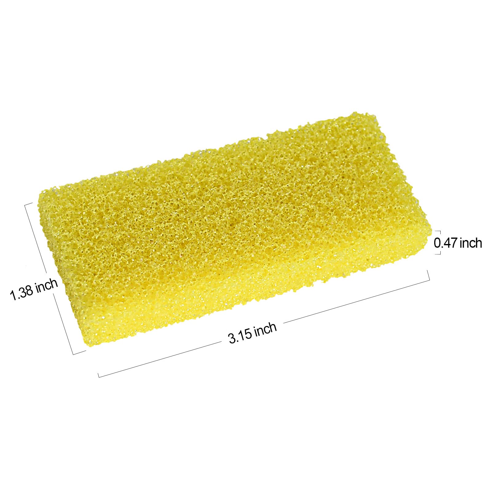 Forty count disposable foot scrubber pads in packaging
