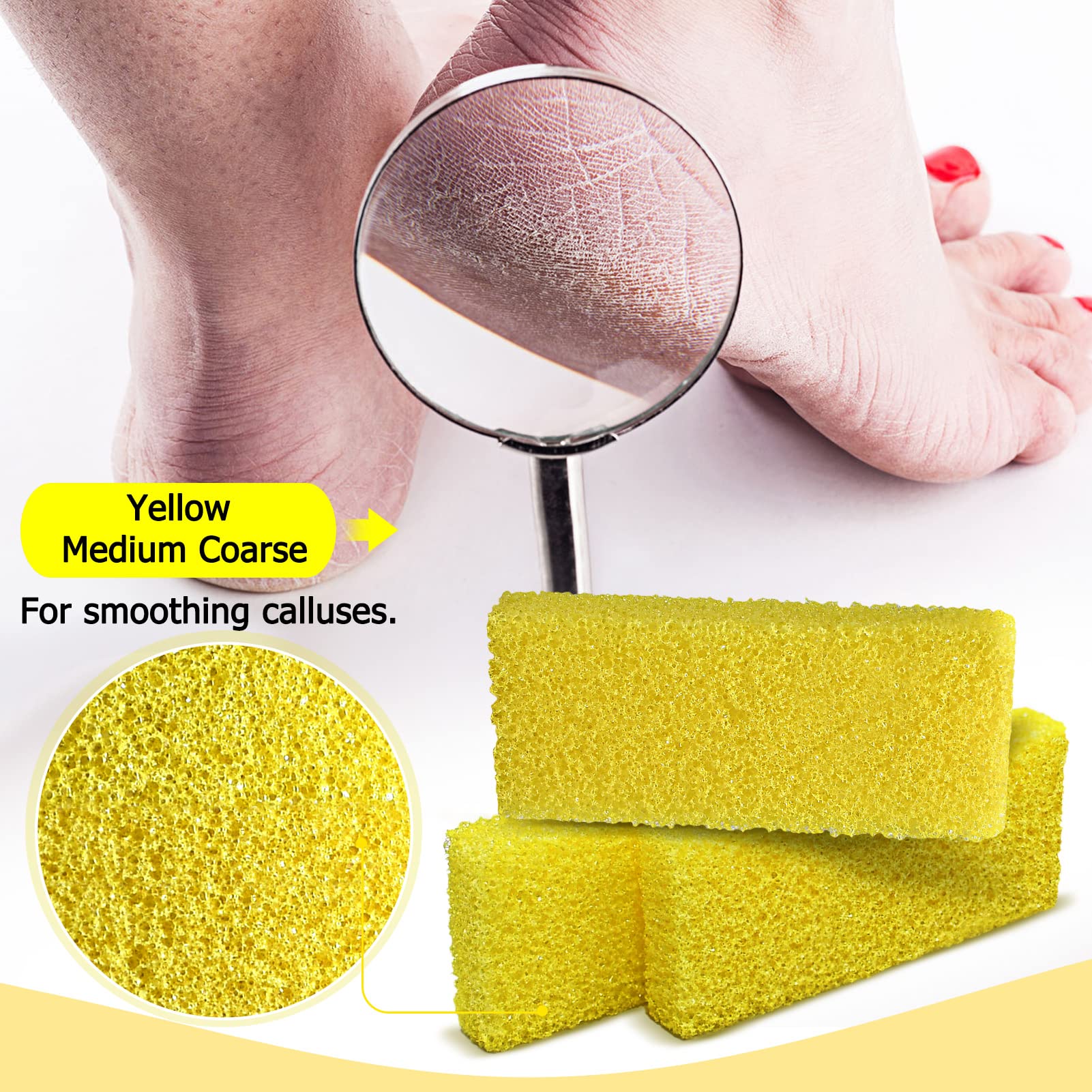 Professional salon pedicure tools for callus removal