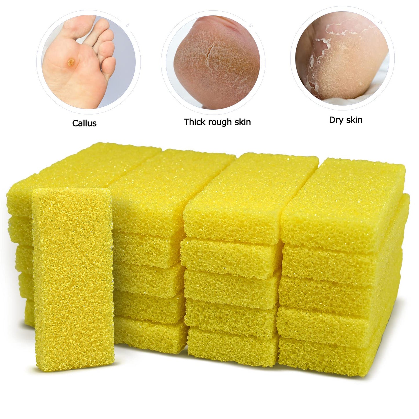 Instructions for using disposable pumice pads at home