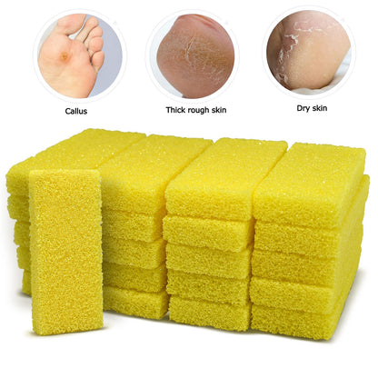 Instructions for using disposable pumice pads at home