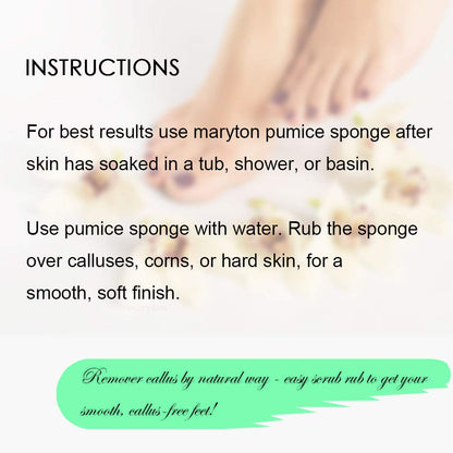 Using Maryton callus remover on cracked heels