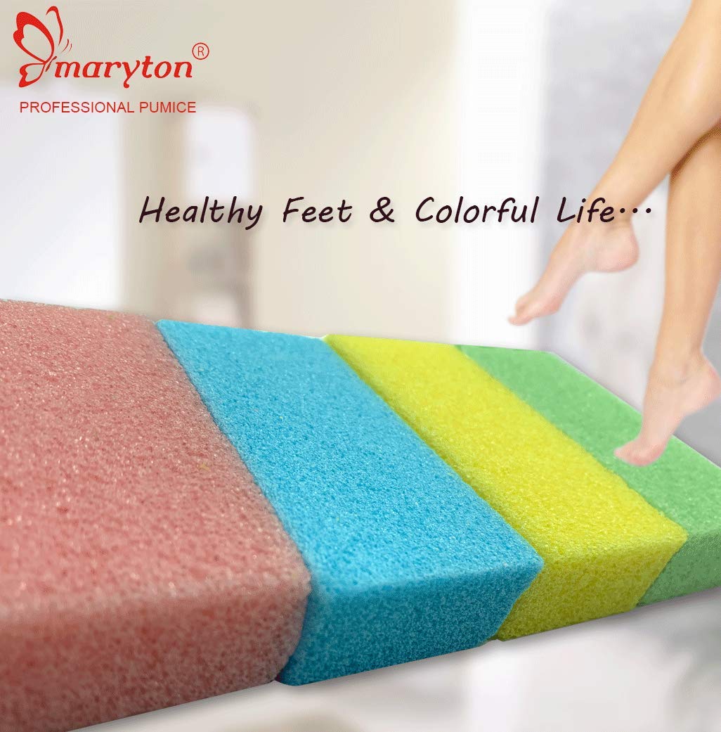 Four piece professional pedicure sponge bulk pack
