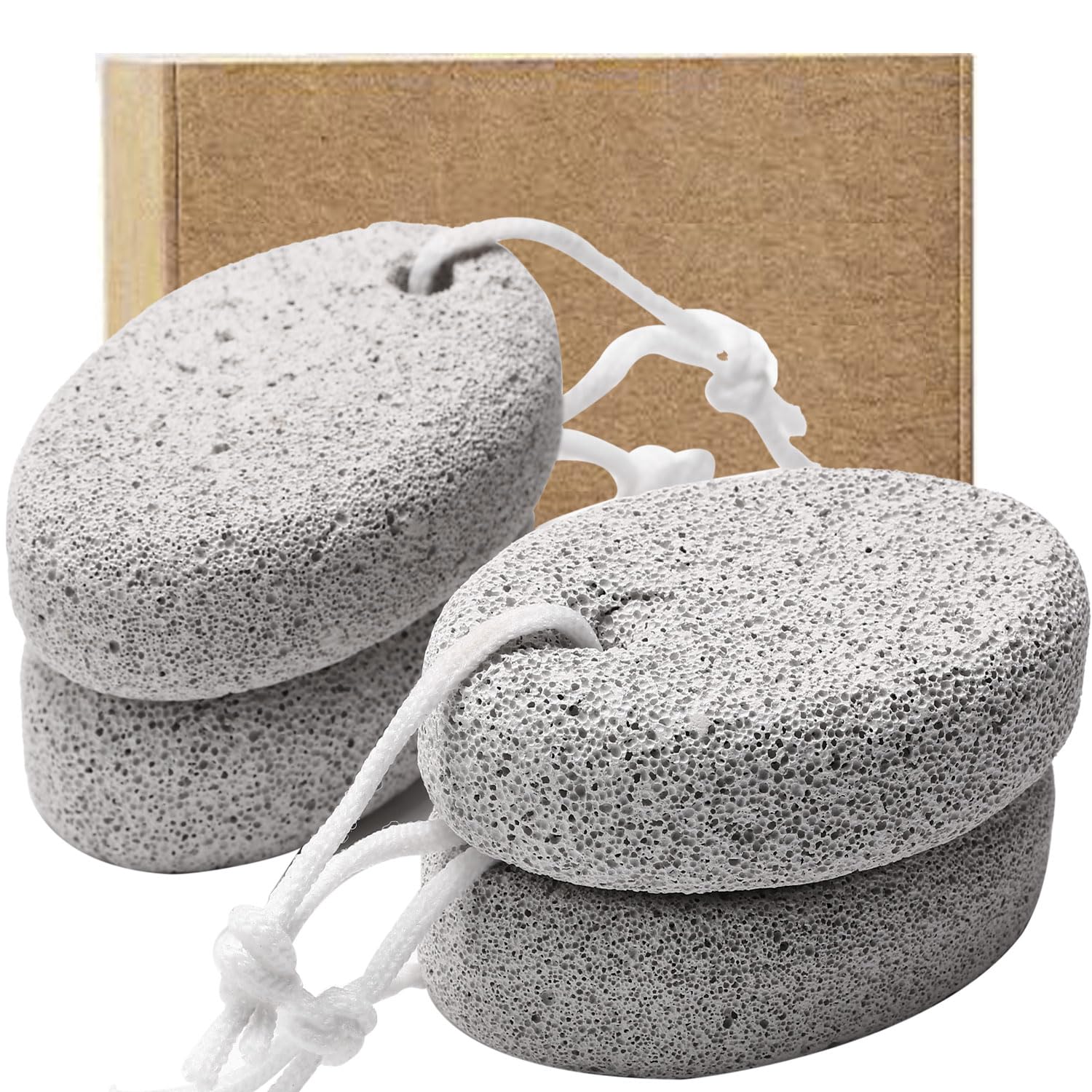 Close up of Borogo lava pumice stone texture for exfoliation