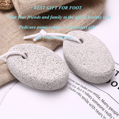 Borogo pumice stone used on hands and elbows for smooth skin