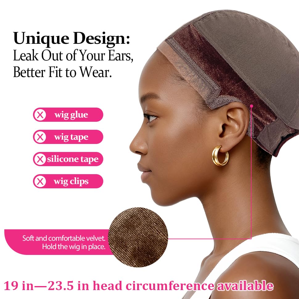 Labhairs breathable mesh wig cap structure for comfortable wear