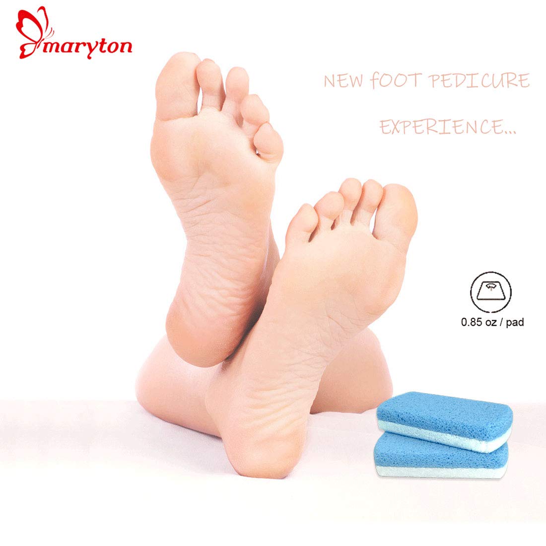 Professional foot scrubber tool for home pedicure use